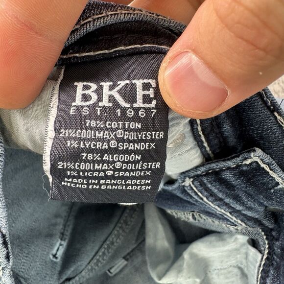 BKE Mason Jeans Mens 32x32 Blue Slim Fit Medium Wash Denim Stretch - Picture 10 of 11